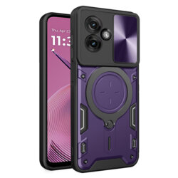 Husa Motorola Moto G55 Techsuit CamGuard Pro, mov