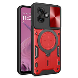 Husa Motorola Moto G55 Techsuit CamGuard Pro, rosu
