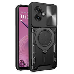 Husa Motorola Moto G55 Techsuit CamGuard Pro, negru