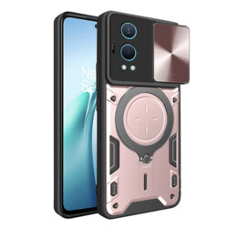 Husa OnePlus Nord CE4 Lite Techsuit CamGuard Pro, roz auriu