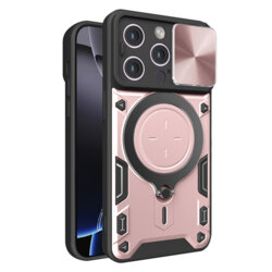 Husa iPhone 16 Pro Max Techsuit CamGuard Pro, roz auriu