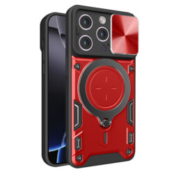 Husa iPhone 16 Pro Max Techsuit CamGuard Pro, rosu