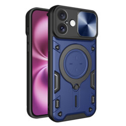 Husa iPhone 16 Plus Techsuit CamGuard Pro, albastru