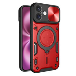 Husa iPhone 16 Plus Techsuit CamGuard Pro, rosu