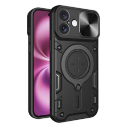Husa iPhone 16 Plus Techsuit CamGuard Pro, negru