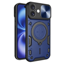 Husa iPhone 16 Techsuit CamGuard Pro, albastru