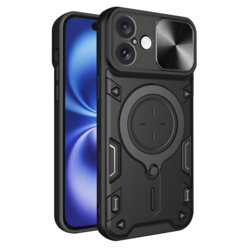 Husa iPhone 16 Techsuit CamGuard Pro, negru
