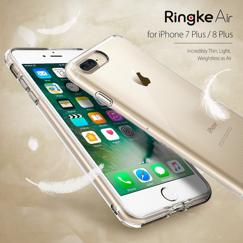 Husa iPhone 7 Plus Ringke Air - Smoke Black