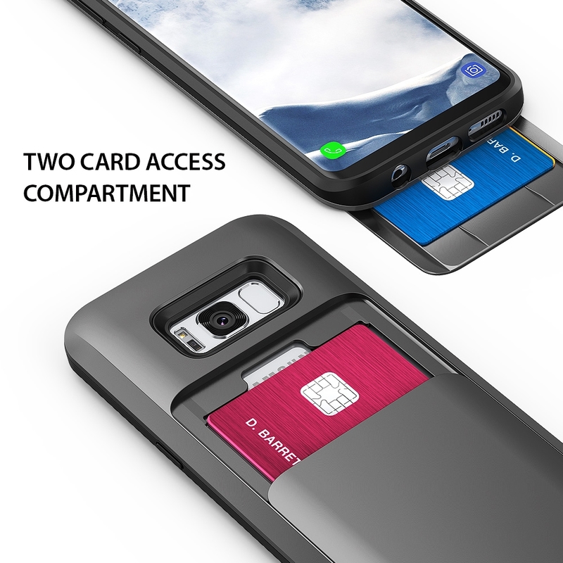 Husa Samsung Galaxy S8 Ringke Access Wallet - Gloss Black