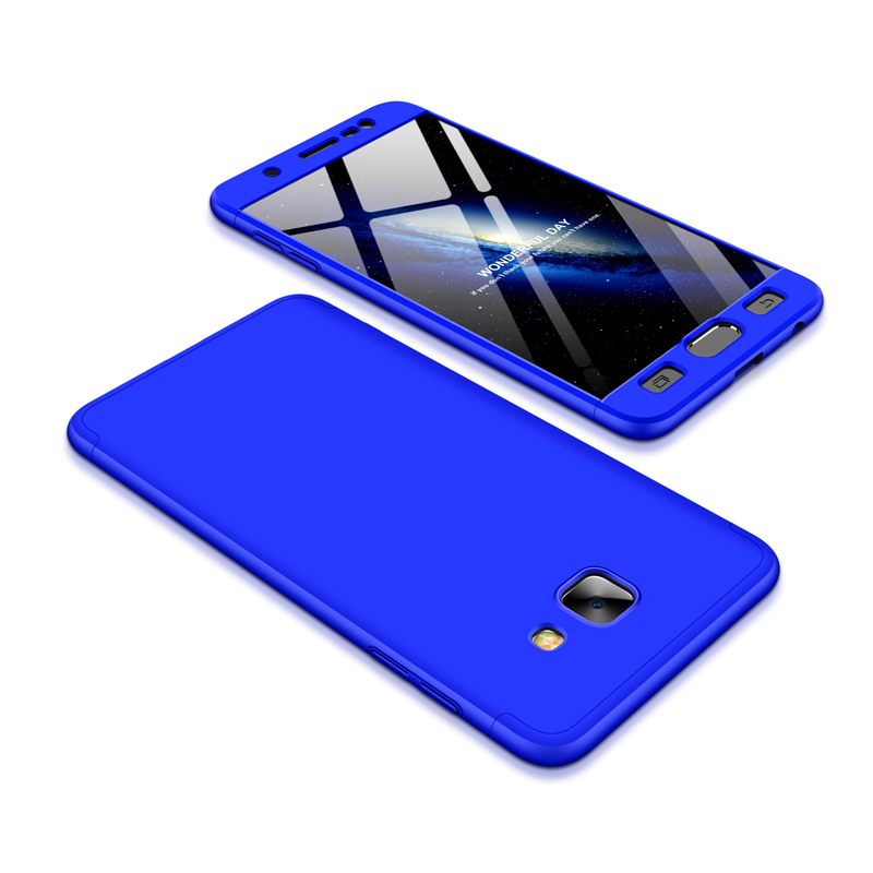Husa Samsung Galaxy J7 Max GKK 360 Full Cover Albastru