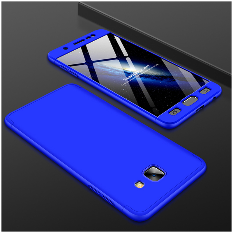 Husa Samsung Galaxy J7 Max GKK 360 Full Cover Albastru