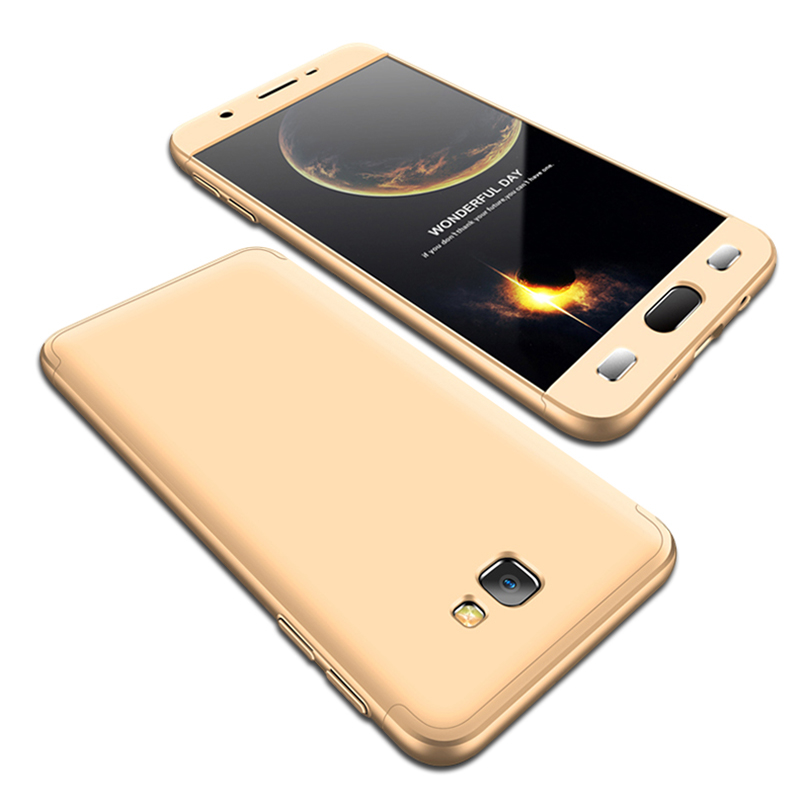 Husa Samsung Galaxy J7 Prime, Galaxy On7 2016 GKK 360 Full Cover Auriu