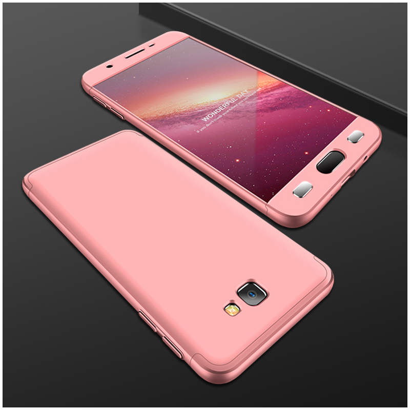 Husa Samsung Galaxy J7 Prime, Galaxy On7 2016 GKK 360 Full Cover Roz