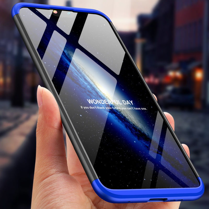 Husa Nokia 6.1 Plus GKK 360 Full Cover Negru-Albastru