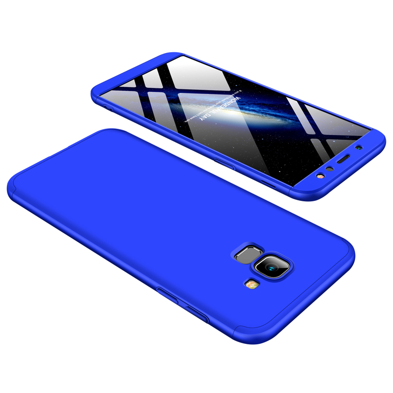 Husa Samsung Galaxy J4 Plus GKK 360 Full Cover Albastru