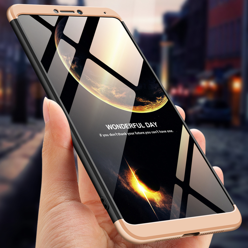 Husa Huawei Honor Note 10 GKK 360 Full Cover Negru-Auriu