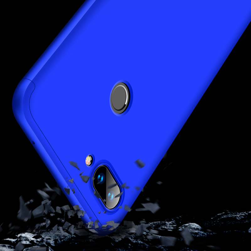 Husa Xiaomi Mi 8 Lite GKK 360 Full Cover Albastru