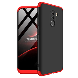 Husa Xiaomi Pocophone F1 GKK 360 Full Cover Negru-Rosu