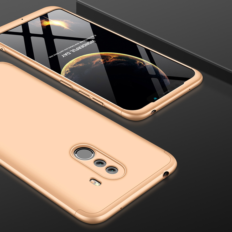 Husa Xiaomi Pocophone F1 GKK 360 Full Cover Auriu