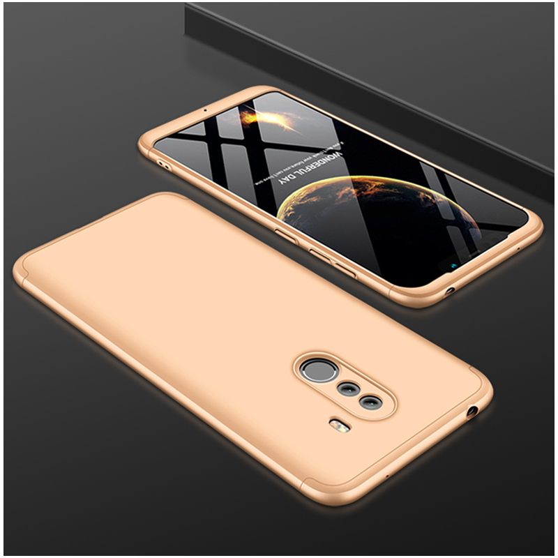 Husa Xiaomi Pocophone F1 GKK 360 Full Cover Auriu