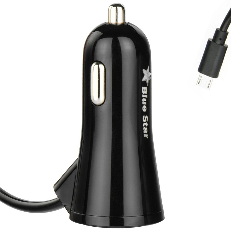 Incarcator Auto Blue Star 3.0A + Cablu Date USB-C
