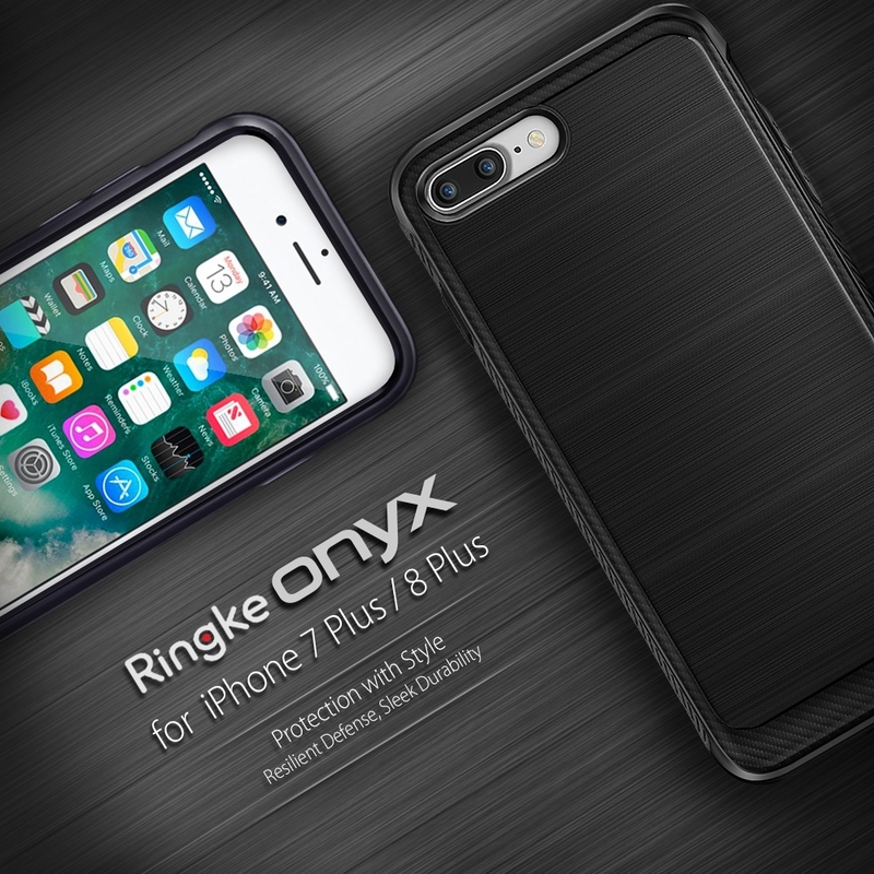 Husa iPhone 8 Plus Ringke Onyx - Mist Grey