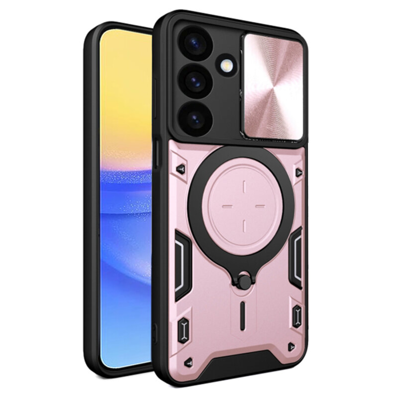 Husa Samsung Galaxy A16 Techsuit CamGuard Pro, roz auriu