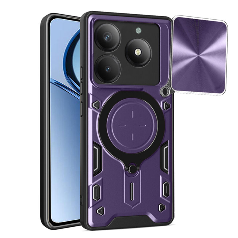 Husa Realme C61 Techsuit CamGuard Pro, mov