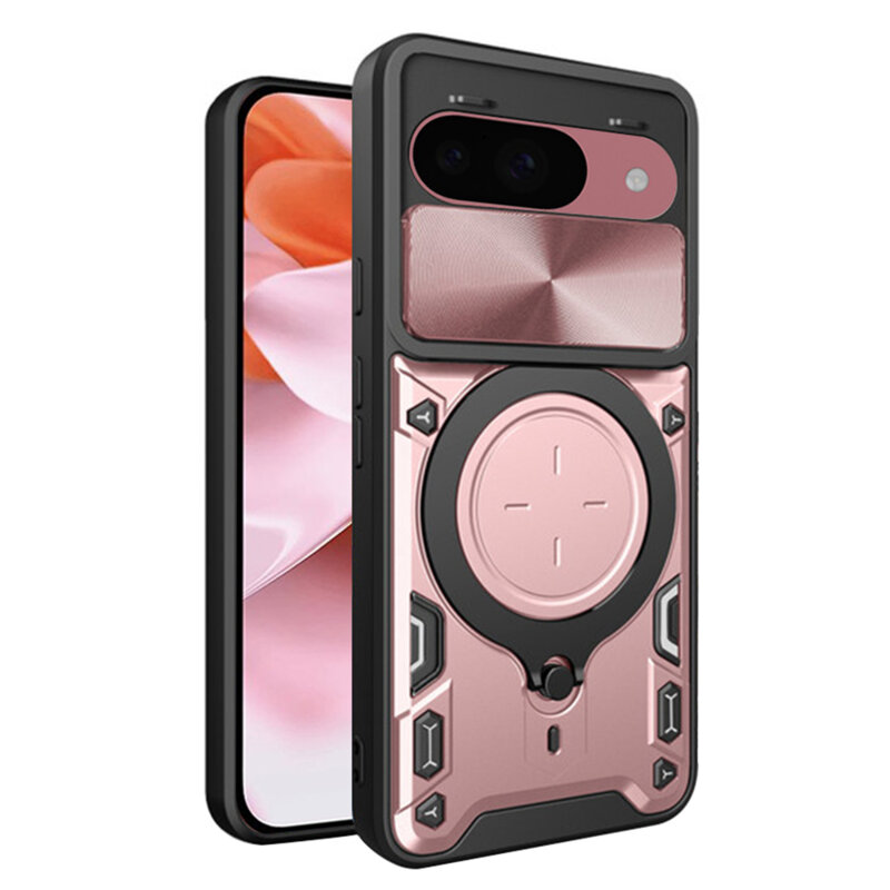 Husa Google Pixel 9 Techsuit CamGuard Pro, roz auriu