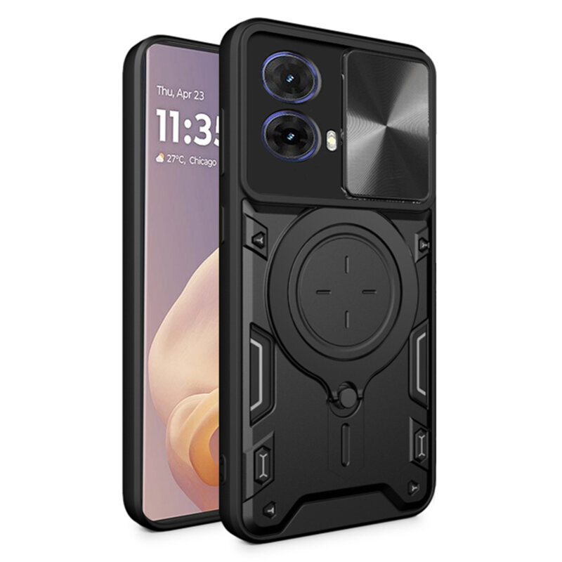 Husa Motorola Moto G85 Techsuit CamGuard Pro, negru