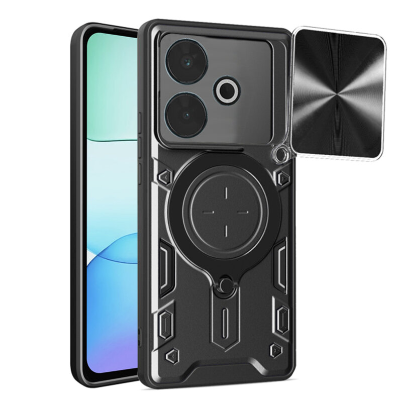 Husa Xiaomi Redmi 13 Techsuit CamGuard Pro, negru