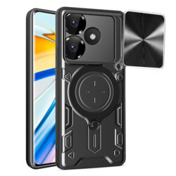 Husa Xiaomi Poco M6 4G Techsuit CamGuard Pro, negru