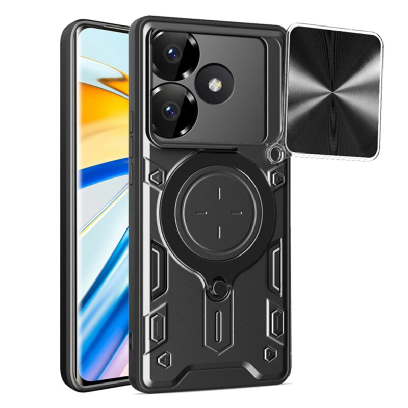 Husa Xiaomi Poco M6 4G Techsuit CamGuard Pro, negru