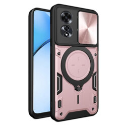 Husa Oppo A60 4G Techsuit CamGuard Pro, roz auriu