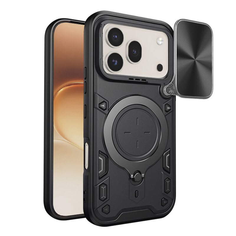 Husa Honor 600 Pro Techsuit CamGuard Pro, negru