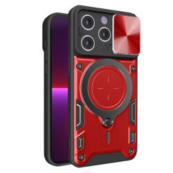 Husa iPhone 13 Pro Techsuit CamGuard Pro, rosu