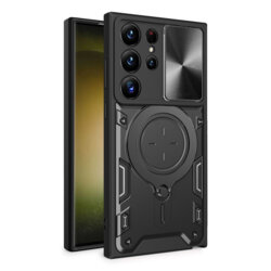 Husa Samsung Galaxy S23 Ultra Techsuit CamGuard Pro, negru