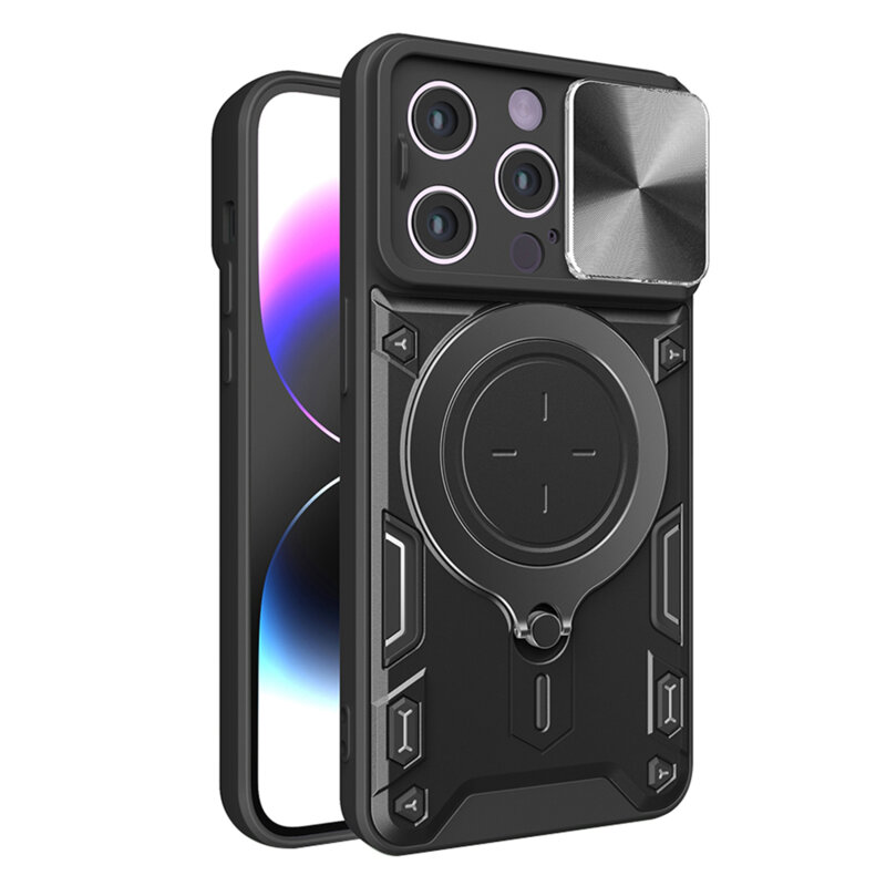 Husa iPhone 14 Pro Techsuit CamGuard Pro, negru