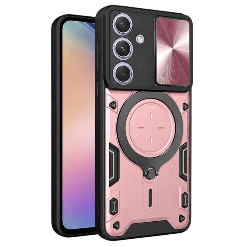 Husa Samsung Galaxy A54 Techsuit CamGuard Pro, roz auriu