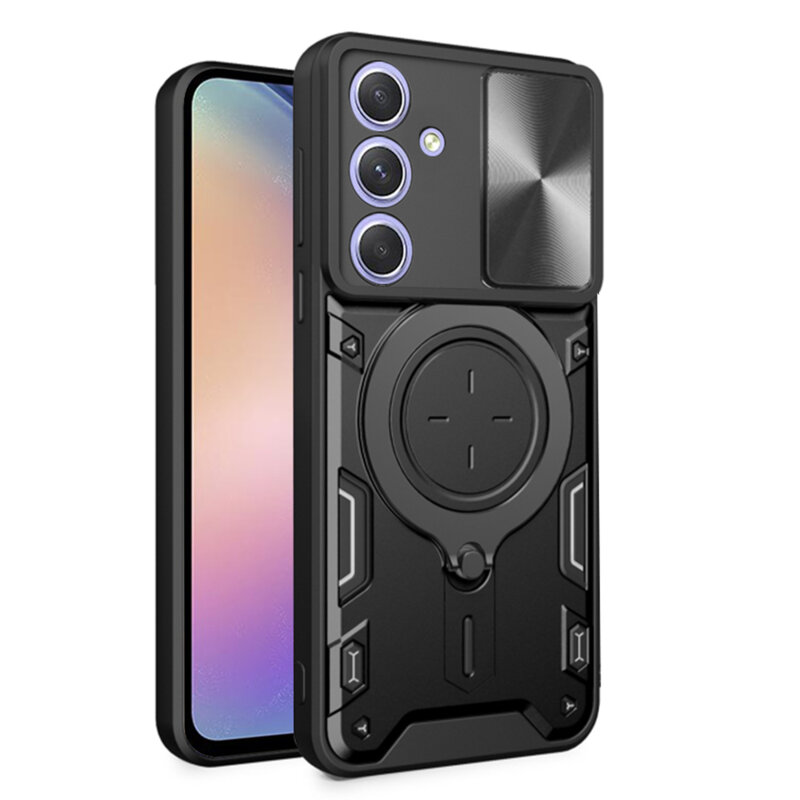 Husa Samsung Galaxy A54 Techsuit CamGuard Pro, negru