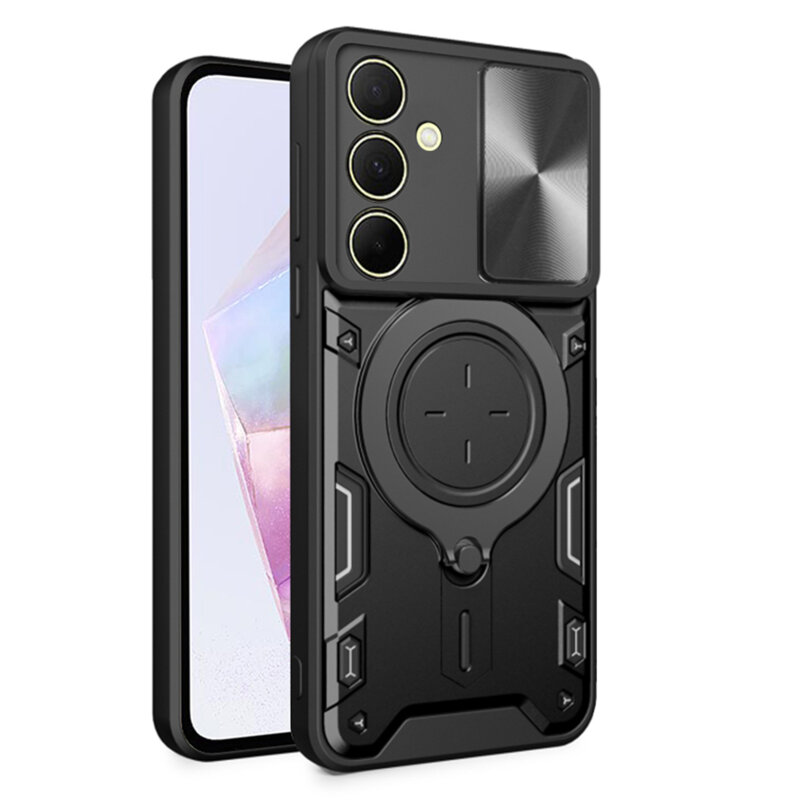 Husa Samsung Galaxy A35 5G Techsuit CamGuard Pro, negru