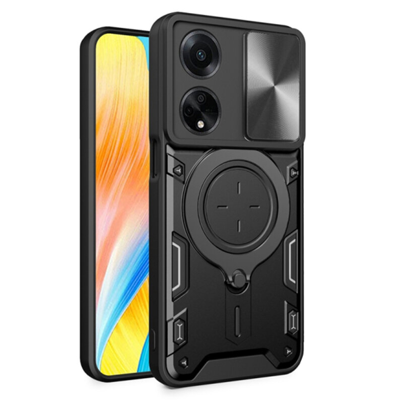 Husa Oppo A98 5G Techsuit CamGuard Pro, negru