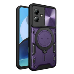 Husa Motorola Moto G14 Techsuit CamGuard Pro, mov