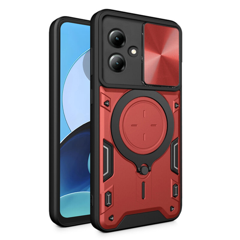 Husa Motorola Moto G14 Techsuit CamGuard Pro, rosu