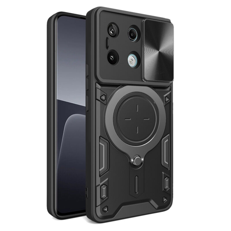 Husa Xiaomi Poco X6 Techsuit CamGuard Pro, negru