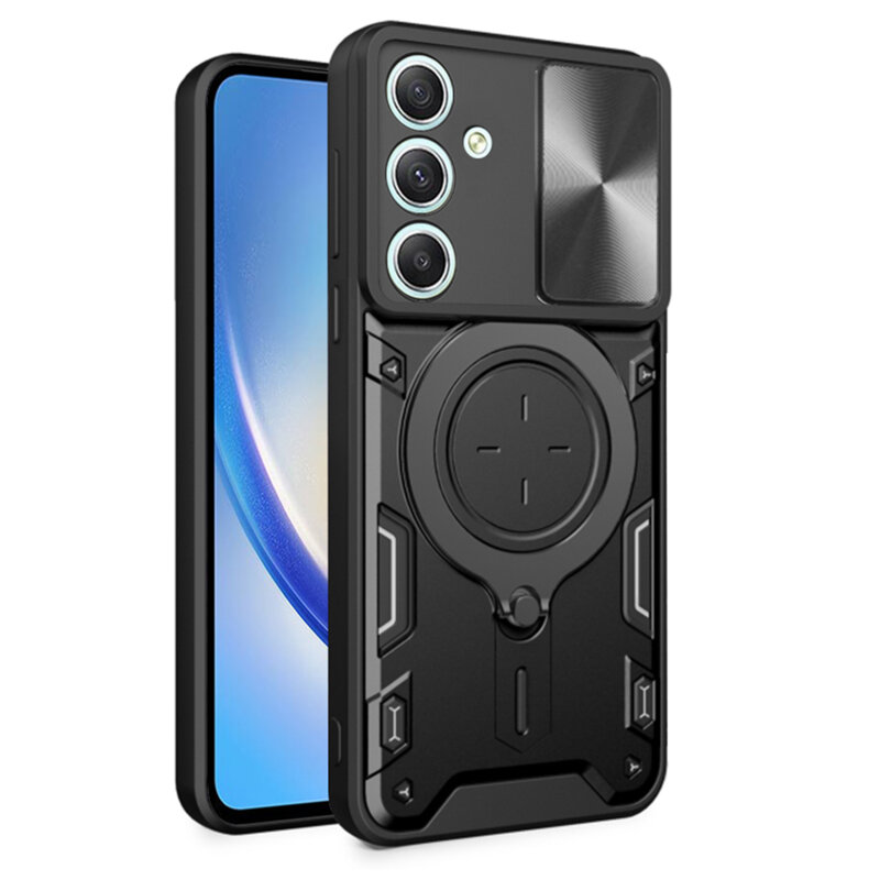 Husa Samsung Galaxy A34 5G Techsuit CamGuard Pro, negru