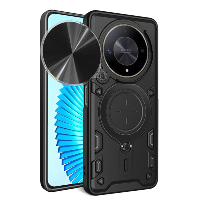 Husa Honor Magic6 Lite Techsuit CamGuard Pro, negru