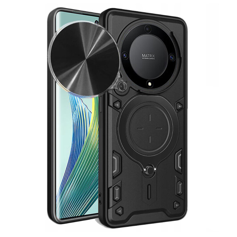 Husa Honor Magic5 Lite Techsuit CamGuard Pro, negru