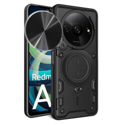Husa Xiaomi Redmi A3 Techsuit CamGuard Pro, negru