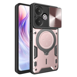Husa Xiaomi Redmi 13C 5G Techsuit CamGuard Pro, roz auriu